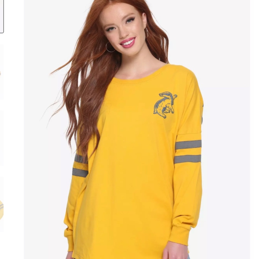 Harry Potter Hufflepuff Long Sleeve Spirit Jersey